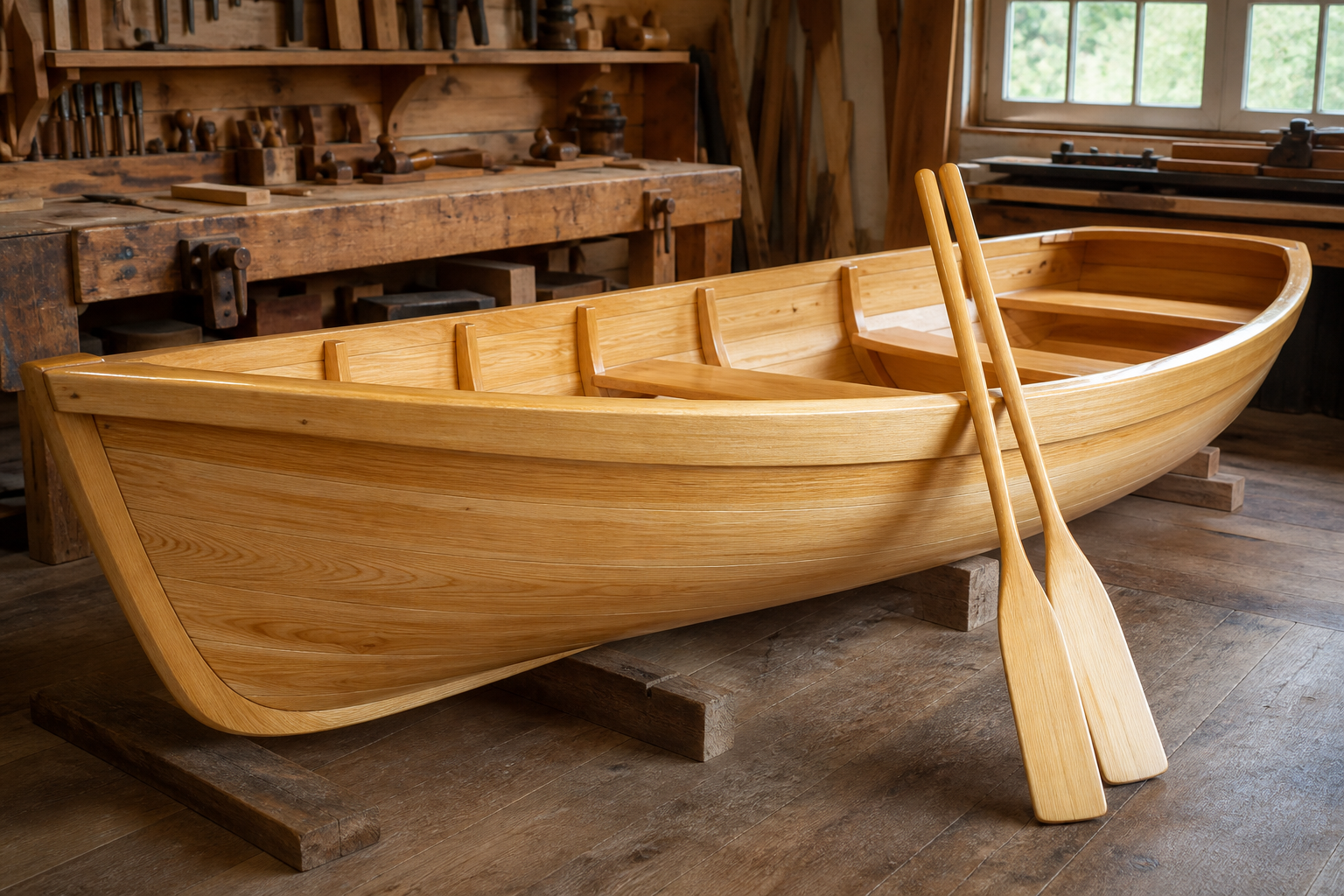 Pale Celery-Top Pine timber framing and structural plywood in house construction