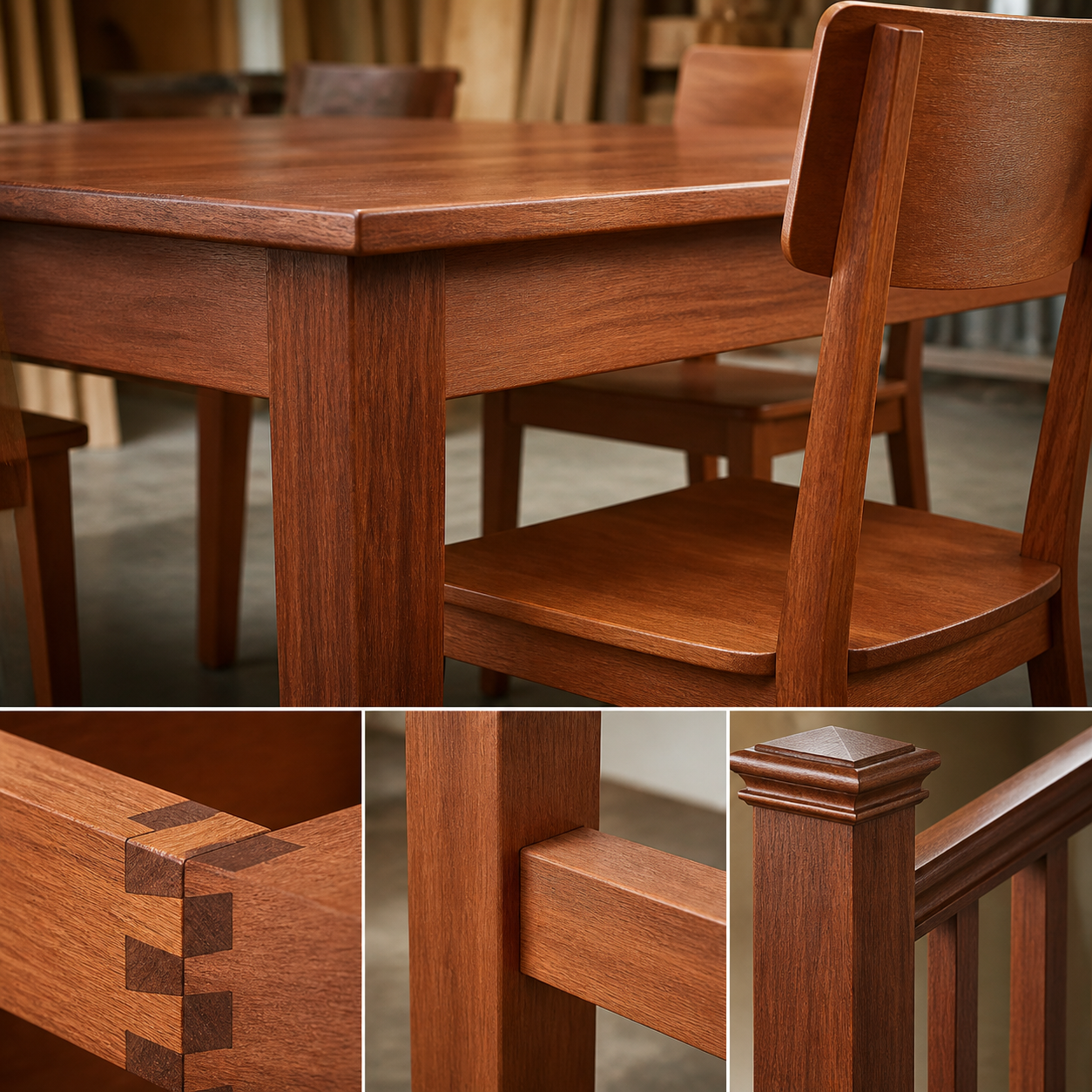 Senegal Mahogany furniture and woodworking