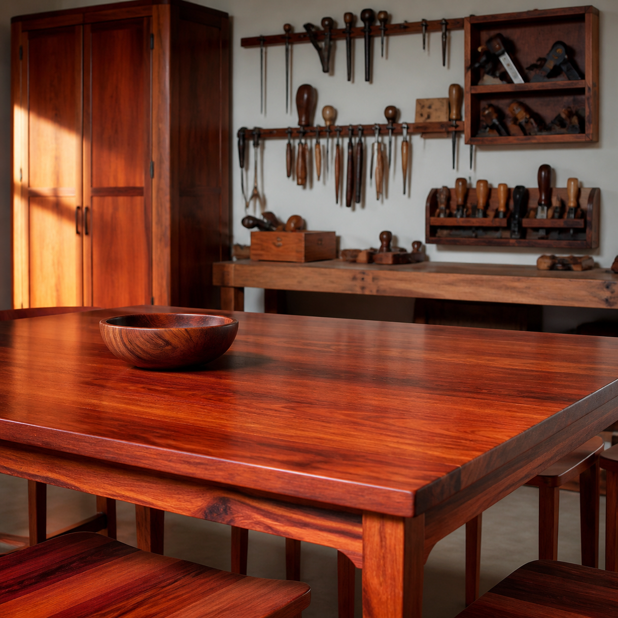 Tessmann’s Padauk furniture and woodworking